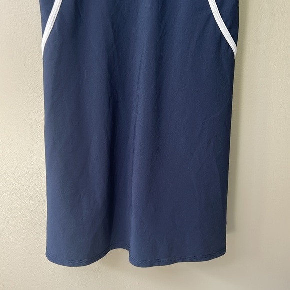 Abercrombie & Fitch Traveler Athletic Mini‎ Dress Size S Navy White Trim - Picture 4 of 10